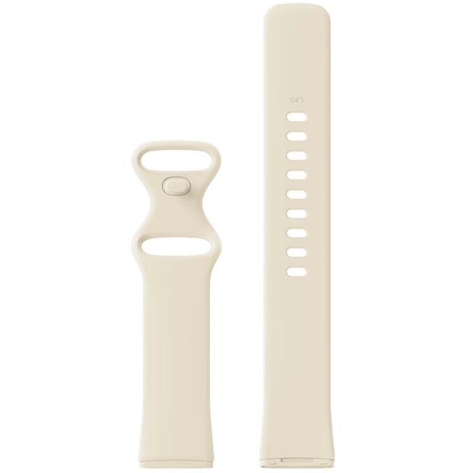 fb.r59.22a Up Eggshell White StrapsCo Silicone Rubber Infinity Watch Band Strap for Fitbit Versa 3 Fitbit Sense