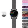 g.s.ny6 Gallery StrapsCo Garmin Vivoactive 4 Nylon Canvas Strap Watch Band