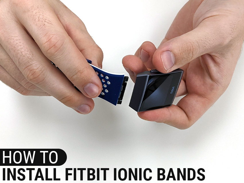 How To Install Fitbit Ionic Bands Header