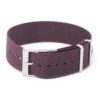 nt5.4.1 Main Burgundy StrapsCo Twill Weaved Nylon NATO Watch Band Strap 20mm 22mm