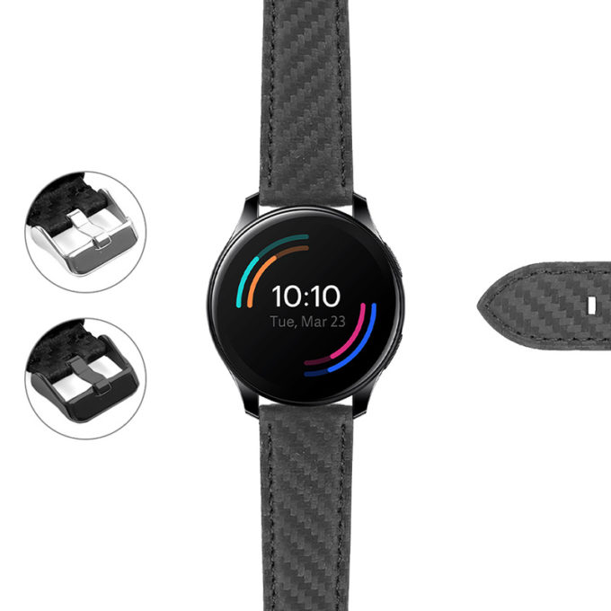 opx.sw .l5 DASSARI Carbon Fiber Strap for OnePlus Watch