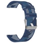 s.ny6 .5 Outside Blue StrapsCo Nylon Canvas Watch Band Strap