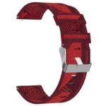 s.ny6 .6 Outside Red Stripe StrapsCo Nylon Canvas Watch Band Strap