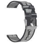 s.ny6 .7 Outside Grey Stripe StrapsCo Nylon Canvas Watch Band Strap