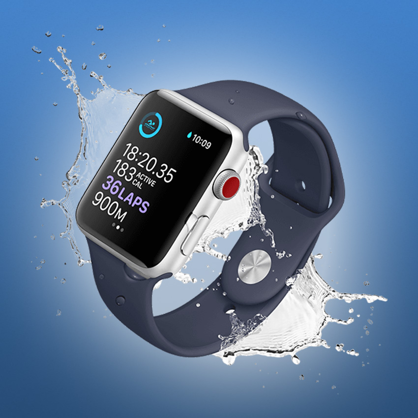 Can you go swimming with apple watch hot sale series 3