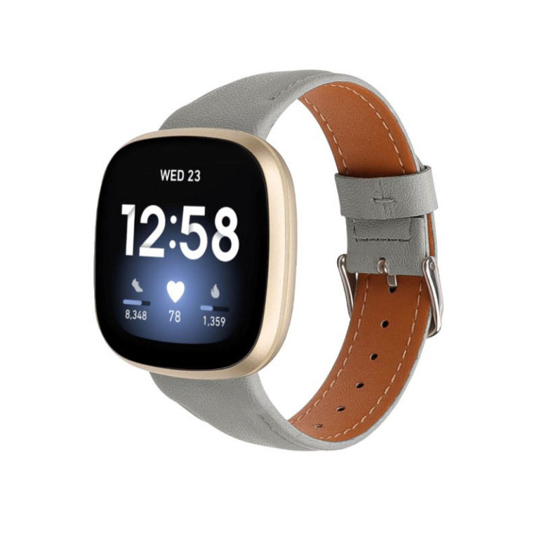 Everyday Leather Strap For Fitbit Sense | StrapsCo