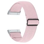 Fb.ny27.13 Back Pink StrapsCo Elastic Nylon Watch Band Strap For Fitbit Sense & Versa 3