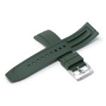 fk1.11.bs Cross Green DASSARI FKM Rubber Quick Release Watch Band Strap