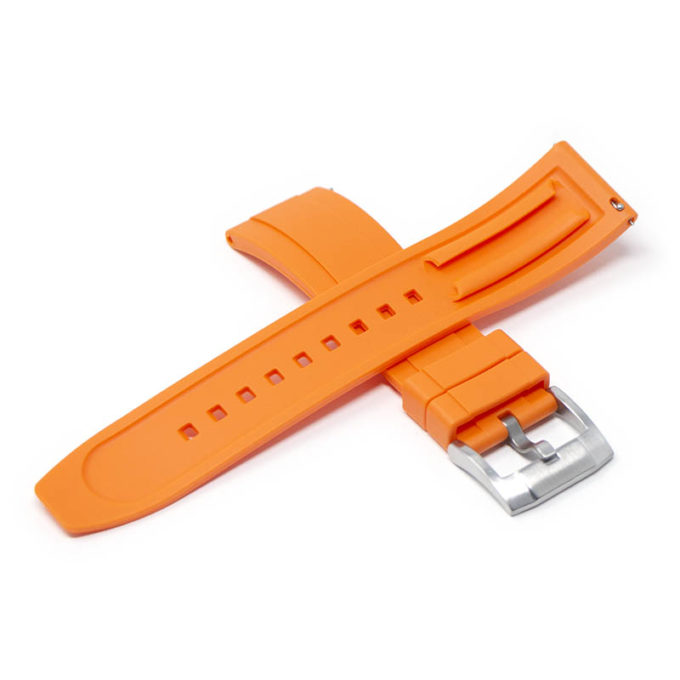 fk1.12.bs Cross Orange DASSARI FKM Rubber Quick Release Watch Band Strap
