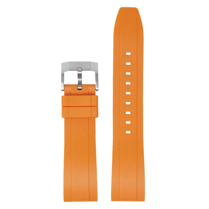 fk1.12.bs Main Orange DASSARI FKM Rubber Quick Release Watch Band Strap