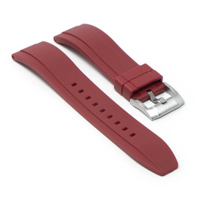 Fk1.6.bs Angle Red DASSARI FKM Rubber Quick Release Watch Band Strap