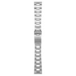 m.ld1 Up Brushed Silver StrapsCo Stainless Steel Ladder Watch Band Bracelet Strap with Deployant Clasp