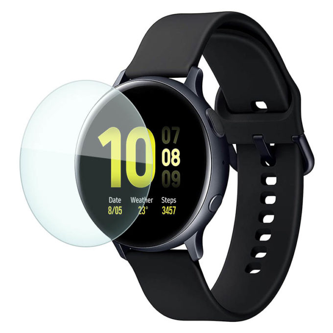 sp2.10 Main StrapsCo Tempered Film Screen Protector for Samsung Galaxy Watch Active2 1