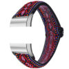 fb.ny21.m Main Tribal Red StrapsCo Elastic Nylon Watch Band Strap for Fitbit Charge 2