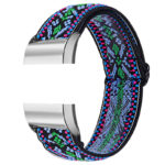 fb.ny21.o Main Tribal Blue StrapsCo Elastic Nylon Watch Band Strap for Fitbit Charge 2