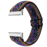 fb.ny22.e Main Tribal Multi StrapsCo Elastic Nylon Watch Band Strap for Fitbit Charge 3 Charge 4
