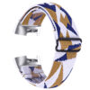 fb.ny22.k Back Camel Facets StrapsCo Elastic Nylon Watch Band Strap for Fitbit Charge 3 Charge 4