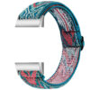 fb.ny22.q Main Tropical Ikat StrapsCo Elastic Nylon Watch Band Strap for Fitbit Charge 3 Charge 4
