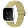 fb.ny23.17 Main Beige StrapsCo Elastic Nylon Watch Band Strap for Fitbit Versa Versa 2