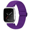 fb.ny23.18 Main Purple StrapsCo Elastic Nylon Watch Band Strap for Fitbit Versa Versa 2