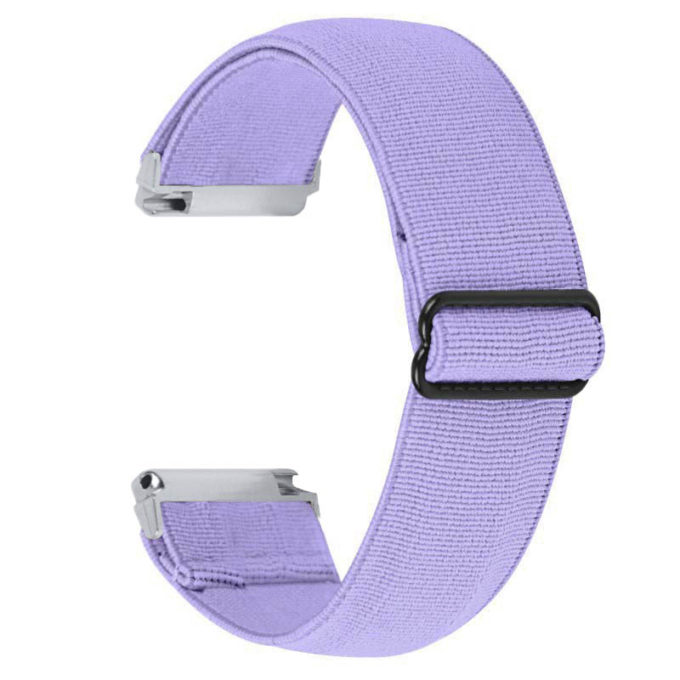 fb.ny23.18a Back Lavender StrapsCo Elastic Nylon Watch Band Strap for Fitbit Versa Versa 2