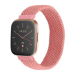 fb.ny24.13 Main Salmon StrapsCo Elastic Nylon Watch Band Strap for Fitbit Versa Versa 2