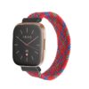 fb.ny25.j Main Digi Red StrapsCo Patterned Elastic Nylon Watch Band Strap for Fitbit Versa Versa 2
