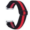 fb.ny26.1.6 Back Racing Stripe StrapsCo Funky Pattern Elastic Nylon Watch Band Strap for Fitbit Versa 2