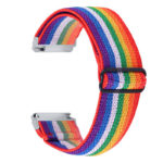 fb.ny26.123 Back Rainbow StrapsCo Funky Pattern Elastic Nylon Watch Band Strap for Fitbit Versa 2