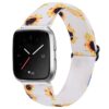 fb.ny26.b Main Sunflowers StrapsCo Funky Pattern Elastic Nylon Watch Band Strap for Fitbit Versa