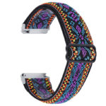 fb.ny26.e Back Tribal Multi StrapsCo Funky Pattern Elastic Nylon Watch Band Strap for Fitbit Versa 2