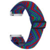 fb.ny26.l Back Electro StrapsCo Funky Pattern Elastic Nylon Watch Band Strap for Fitbit Versa Versa 2