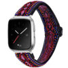 fb.ny26.n Main Tribal Reed StrapsCo Funky Pattern Elastic Nylon Watch Band Strap for Fitbit Versa Versa 2