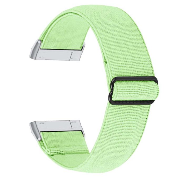 fb.ny27.11a Back Mint StrapsCo Elastic Nylon Watch Band Strap for Fitbit Sense Versa 3