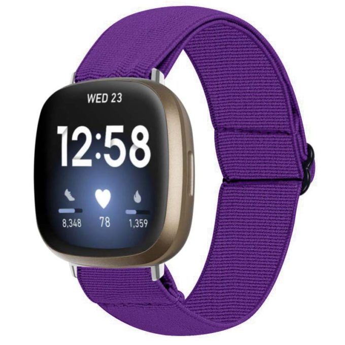 Fitbit Versa 4 Milanese Strap (Purple)