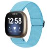 fb.ny27.5a Main Sky Blue StrapsCo Elastic Nylon Watch Band Strap for Fitbit Sense Versa 3