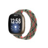 fb.ny29.e Main Grey Pop StrapsCo Patterned Elastic Nylon Watch Strap Fitbit Sense Versa 3