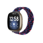 fb.ny29.l Main Digi Flecks StrapsCo Patterned Elastic Nylon Watch Strap Fitbit Sense Versa 3