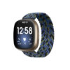 fb.ny29.m Main Digi Grey StrapsCo Patterned Elastic Nylon Watch Strap Fitbit Sense Versa 3