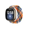 fb.ny29.q Main Space Blend 01 StrapsCo Patterned Elastic Nylon Watch Strap Fitbit Sense Versa