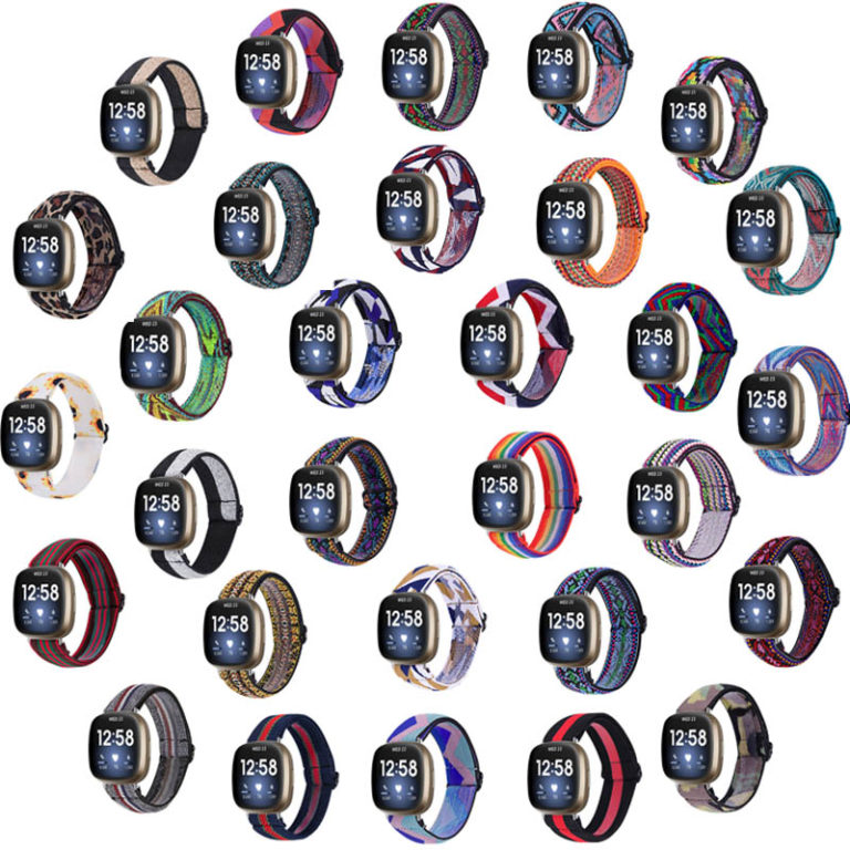 Graphic Stretch Band For Fitbit Sense StrapsCo