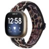 fb.ny30.c Main Leopard StrapsCo Pattern Elastic Nylon Watch Strap Fitbit Sense Versa 3
