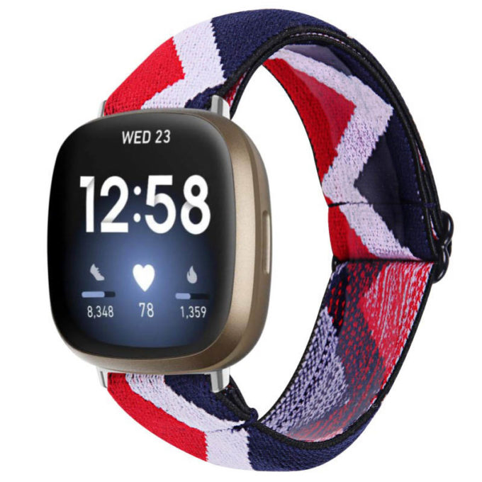 Graphic Stretch Band For Fitbit Versa 3 StrapsCo