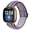 fb.ny30.h Main Woven Stripes StrapsCo Pattern Elastic Nylon Watch Strap Fitbit Sense Versa 3