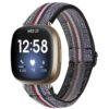 fb.ny30.p Main Vintage Stripe StrapsCo Pattern Elastic Nylon Watch Strap Fitbit Sense Versa 3