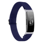 fb.ny31.5 Main Navy StrapsCo Elastic Nylon Watch Band Strap for Fitbit Inspire Inspire HR