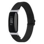 fb.ny32.1 Main Black StrapsCo Elastic Nylon Watch Band Strap for Fitbit Inspire 2