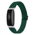 fb.ny32.11 Main Forest Green StrapsCo Elastic Nylon Watch Band Strap for Fitbit Inspire 2