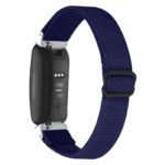 fb.ny32.5 Back Navy StrapsCo Elastic Nylon Watch Band Strap for Fitbit Inspire 2