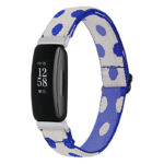 fb.ny32.c Main Blue Spots StrapsCo Elastic Nylon Watch Band Strap for Fitbit Inspire 2